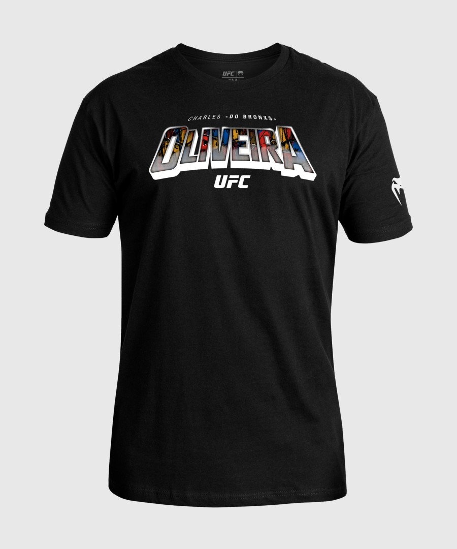 miesten ufc unrivaled by venum black charles oliveira t-paita