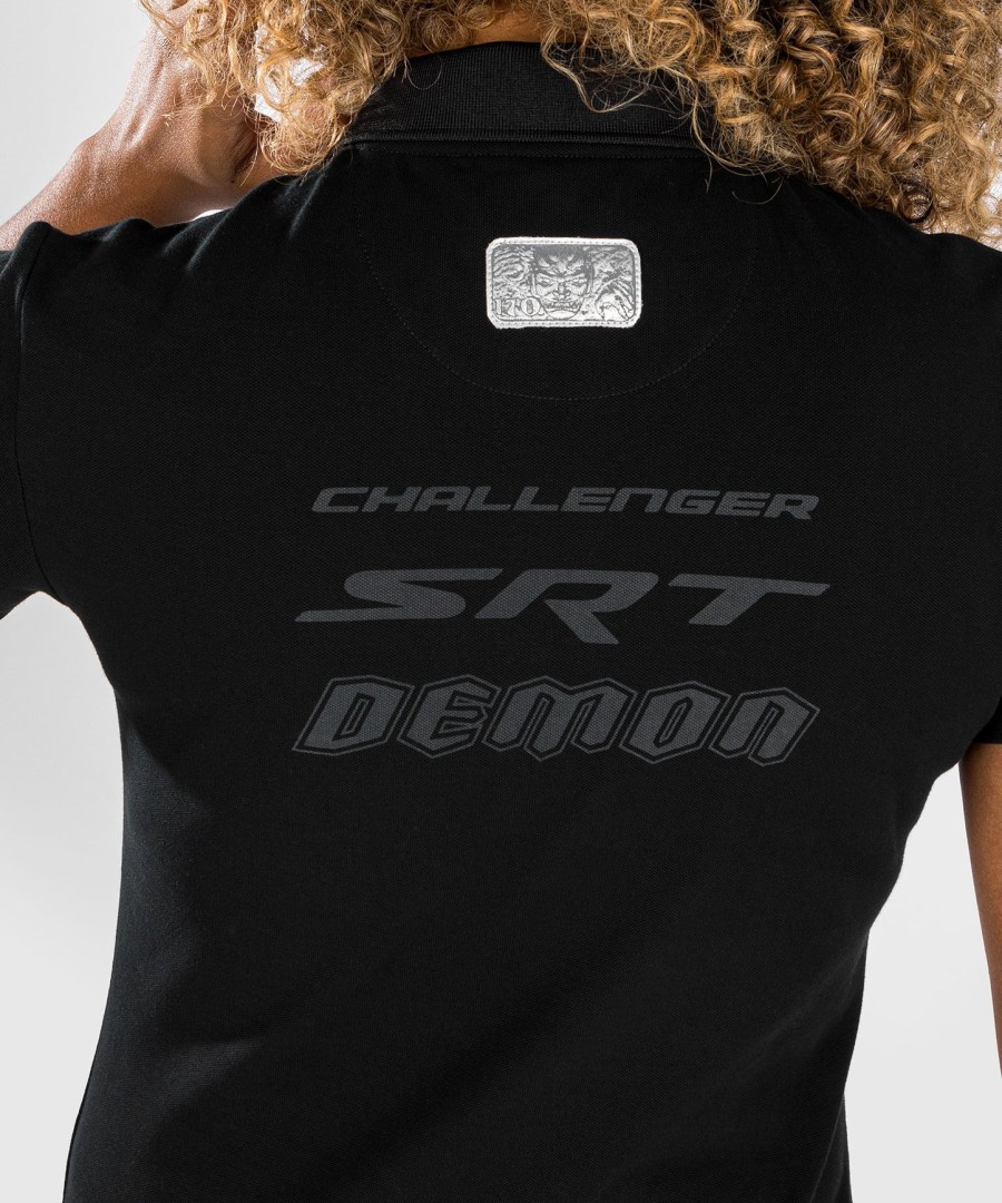 venum x dodge demon 170 naisten poolopaita - musta