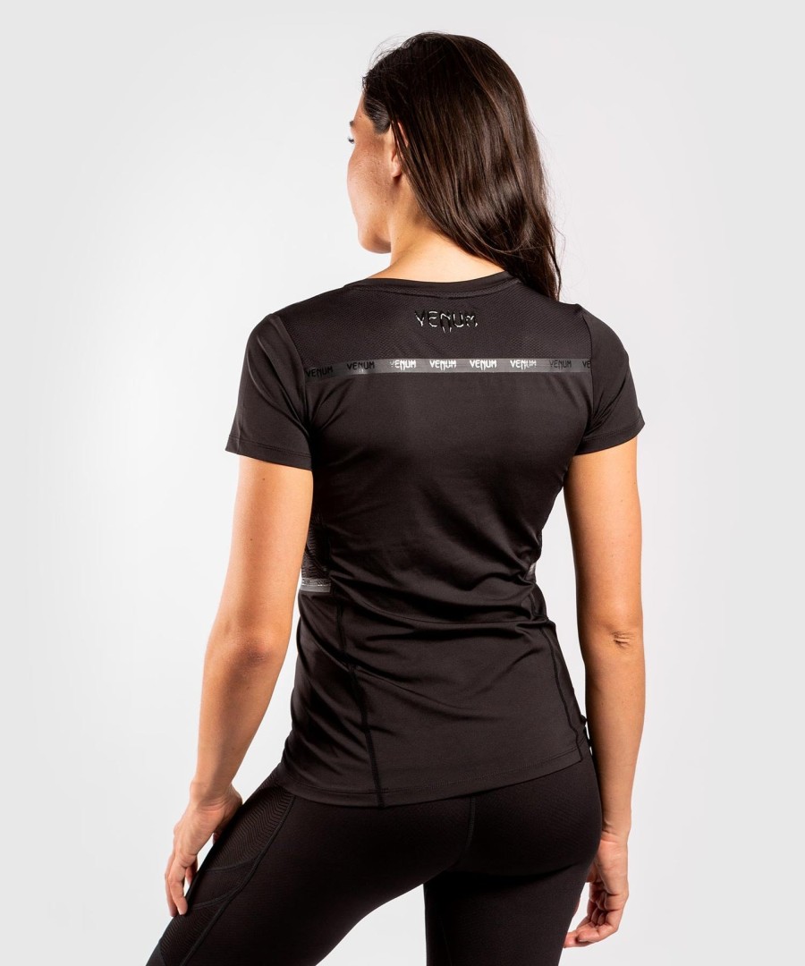 venum g-fit dry-tech t-paita - naisille - mustamusta