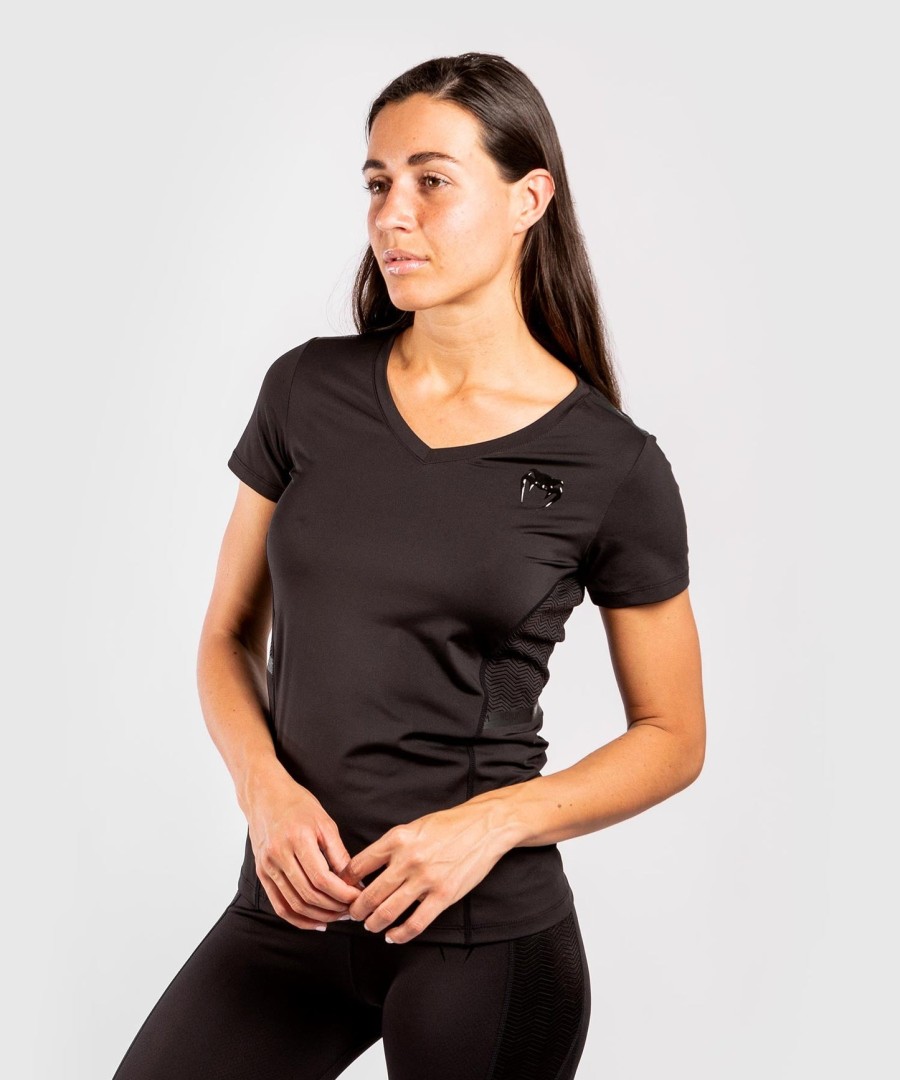 venum g-fit dry-tech t-paita - naisille - mustamusta
