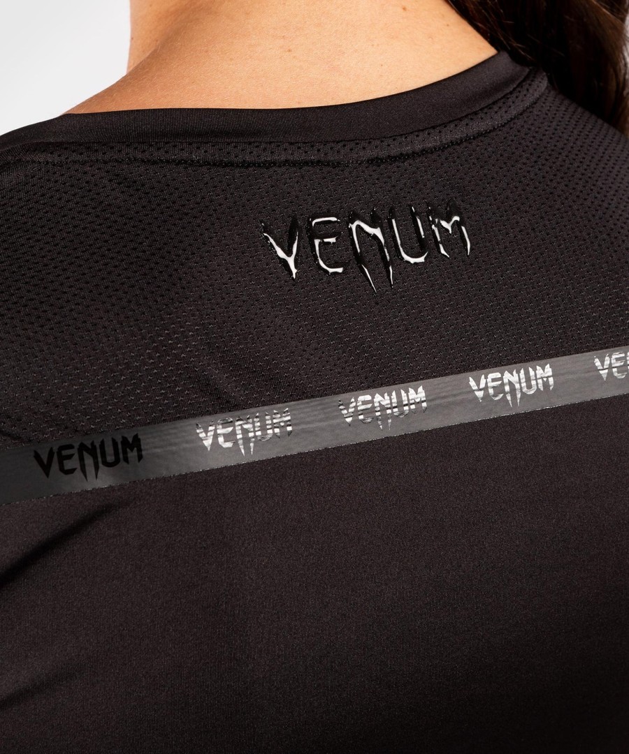 venum g-fit dry-tech t-paita - naisille - mustamusta