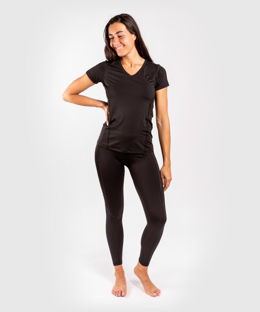 venum g-fit dry-tech t-paita - naisille - mustamusta
