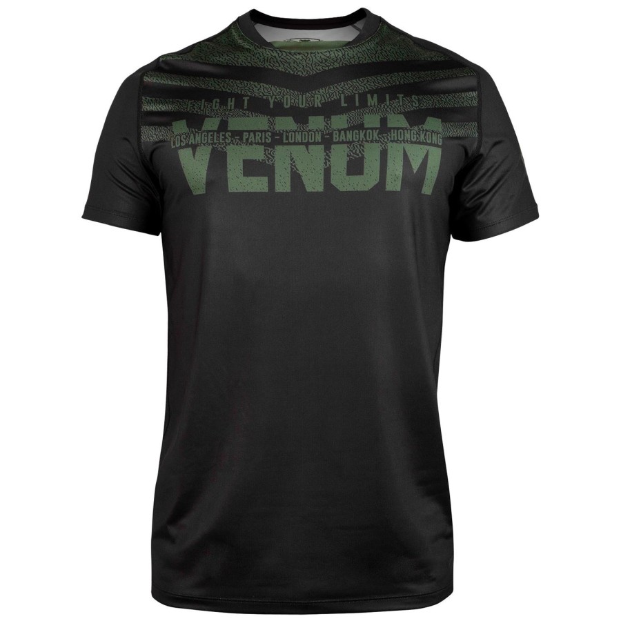 venum signature dry tech t-paita - mustakhaki - exclusive