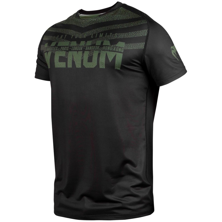 venum signature dry tech t-paita - mustakhaki - exclusive