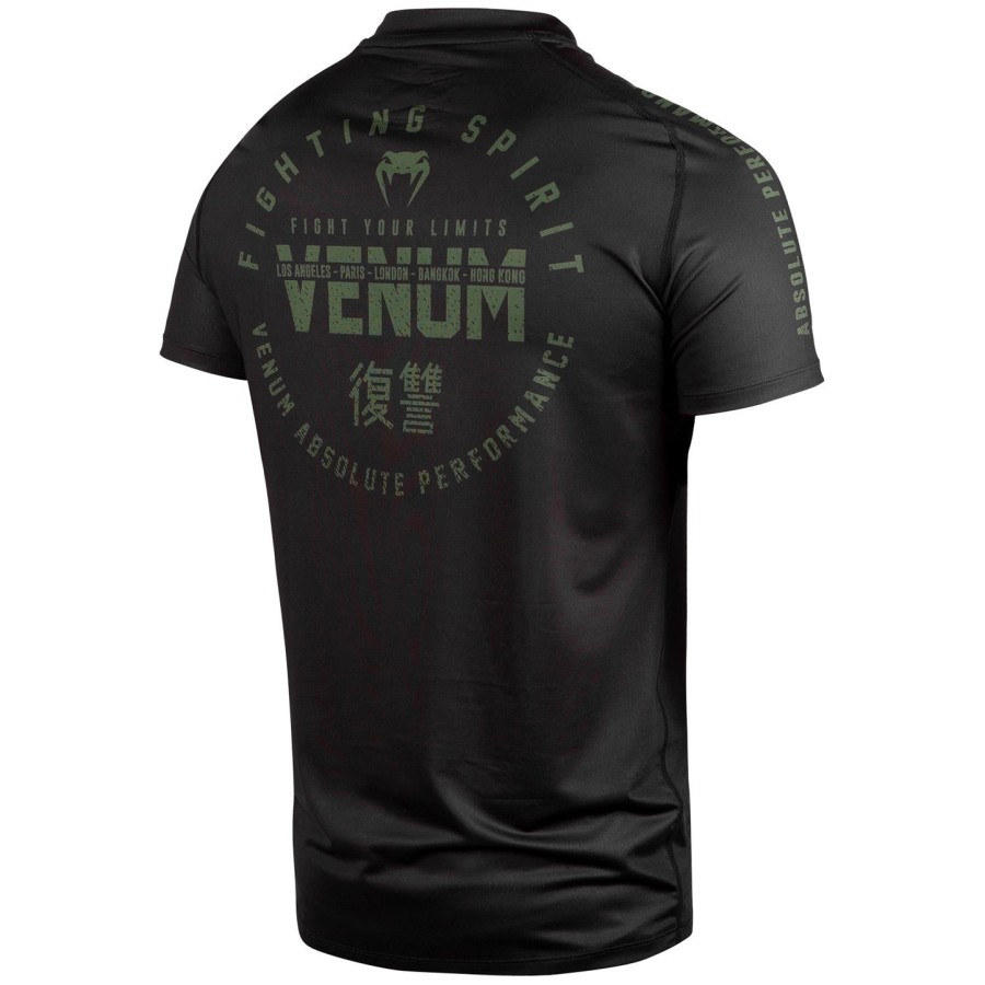 venum signature dry tech t-paita - mustakhaki - exclusive