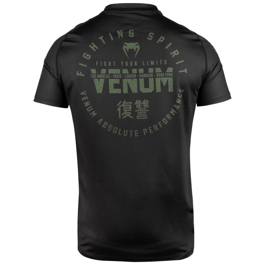 venum signature dry tech t-paita - mustakhaki - exclusive