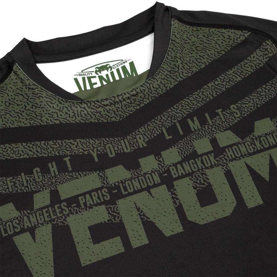 venum signature dry tech t-paita - mustakhaki - exclusive