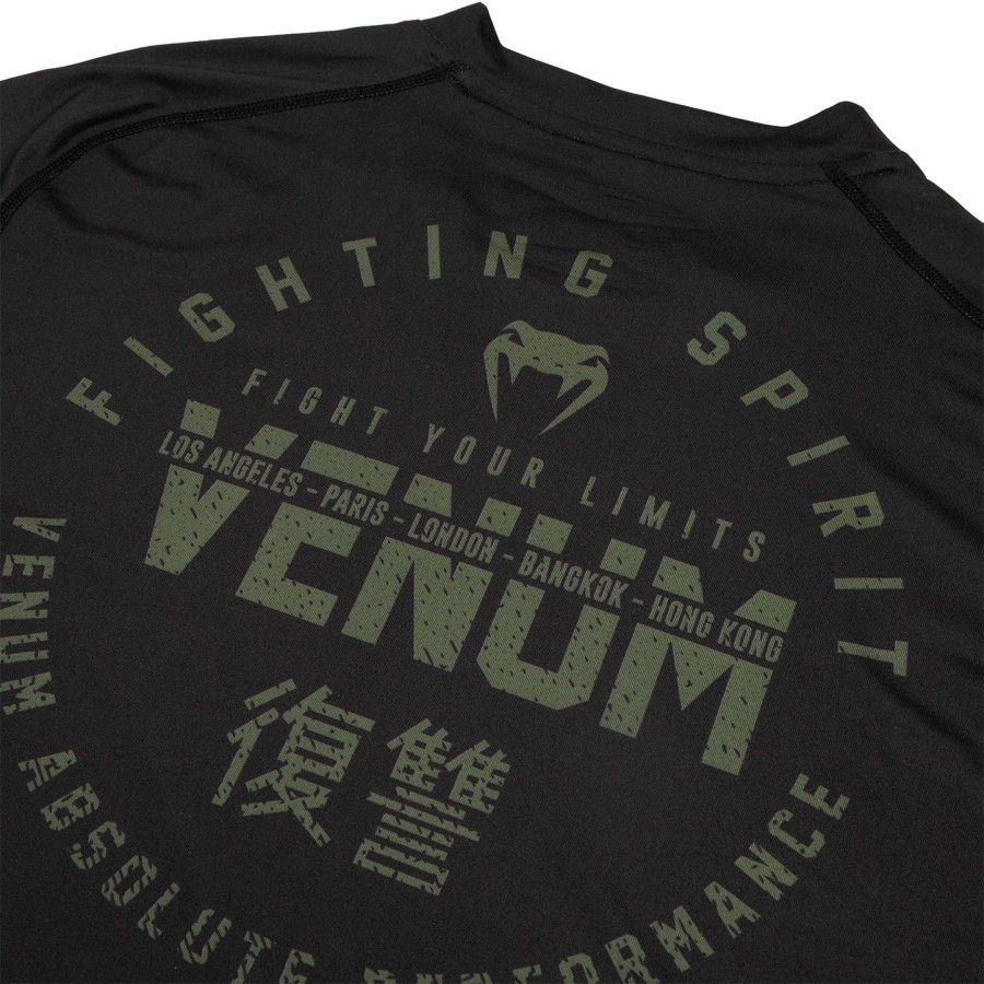 venum signature dry tech t-paita - mustakhaki - exclusive