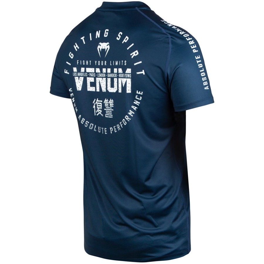 venum signature dry tech t-paita - tummansininenvalkoinen