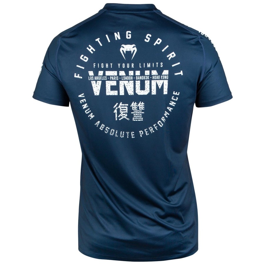 venum signature dry tech t-paita - tummansininenvalkoinen