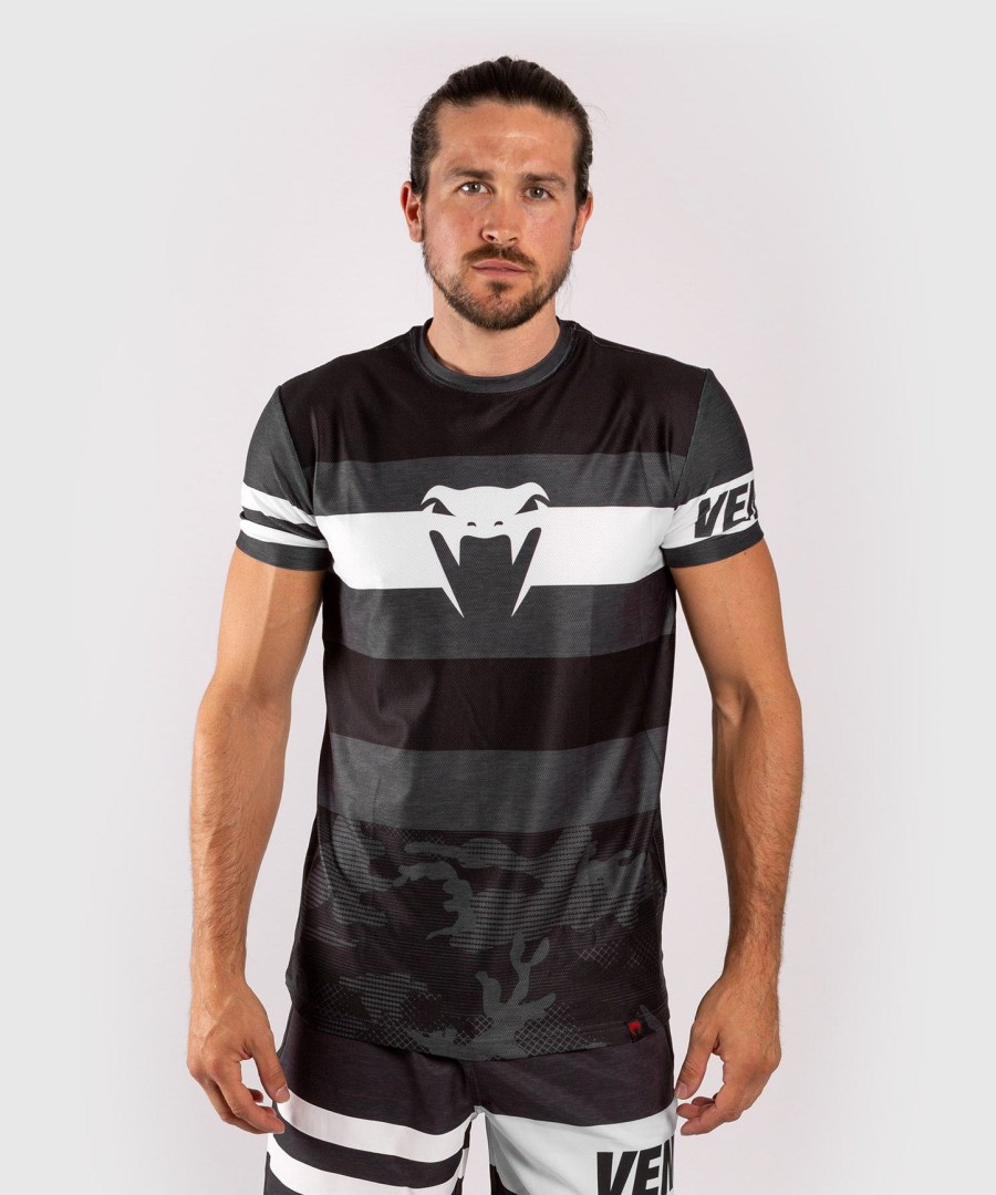 venum bandit dry tech t-paita - mustaharmaa
