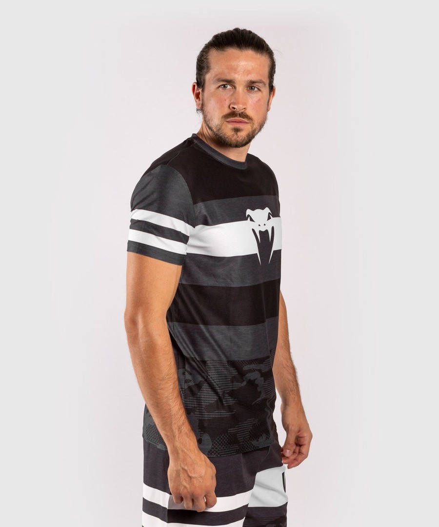 venum bandit dry tech t-paita - mustaharmaa