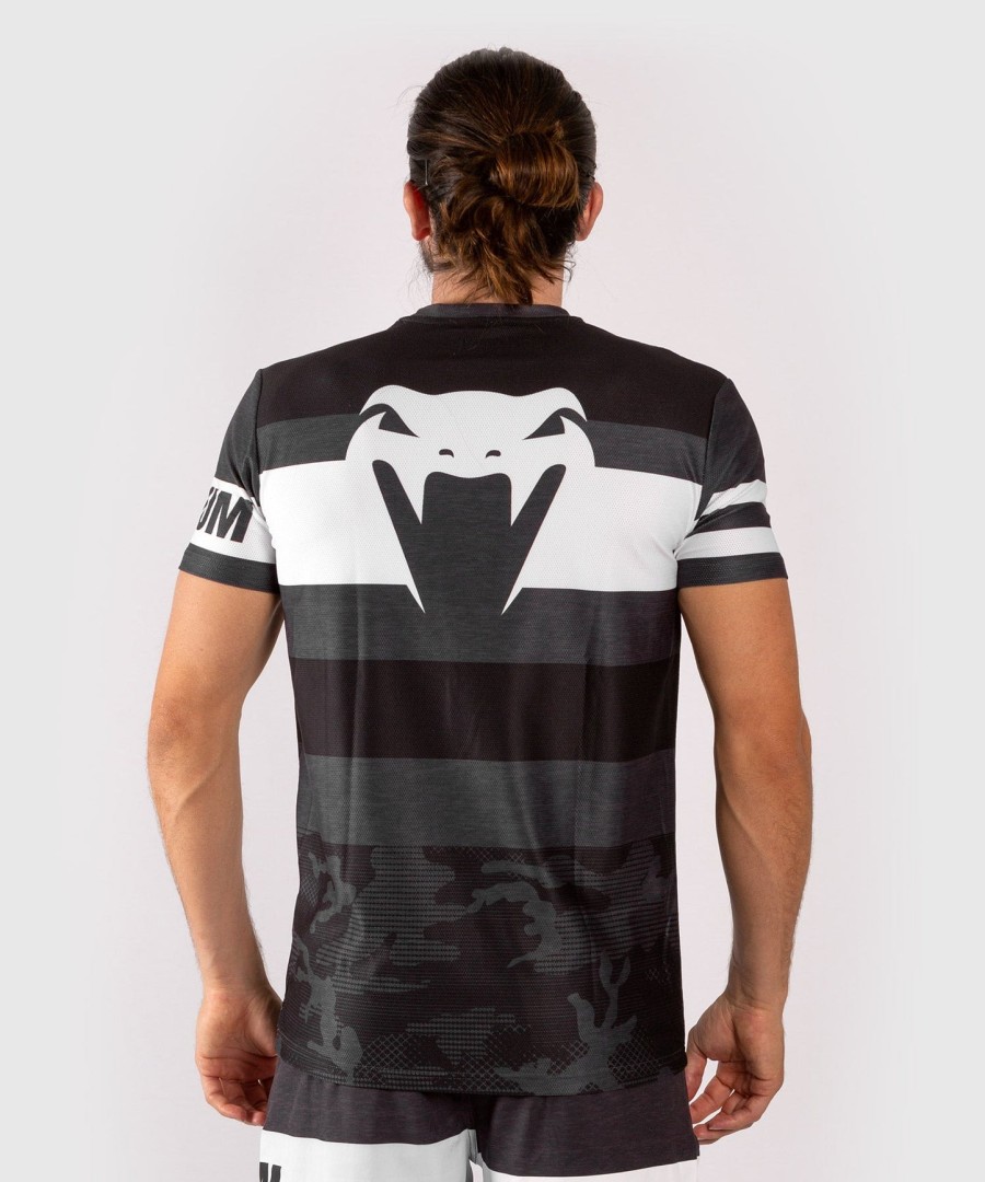 venum bandit dry tech t-paita - mustaharmaa