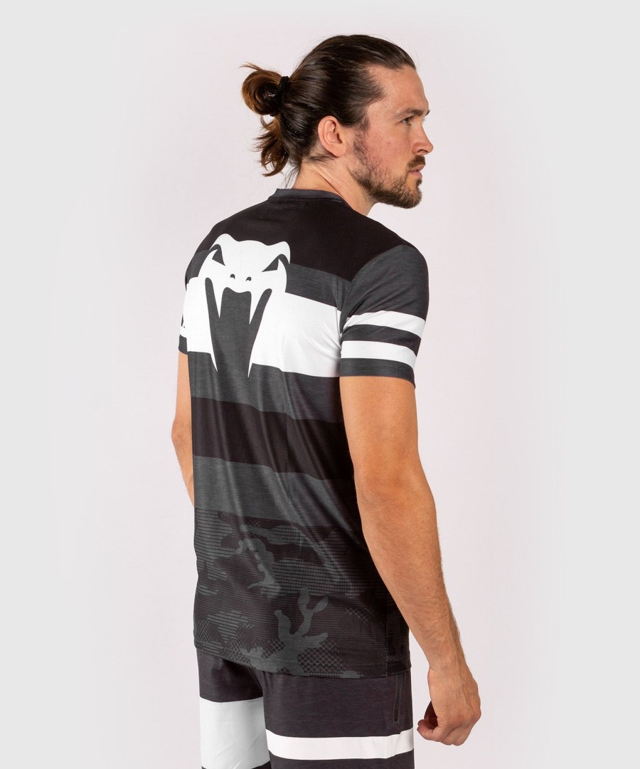 venum bandit dry tech t-paita - mustaharmaa