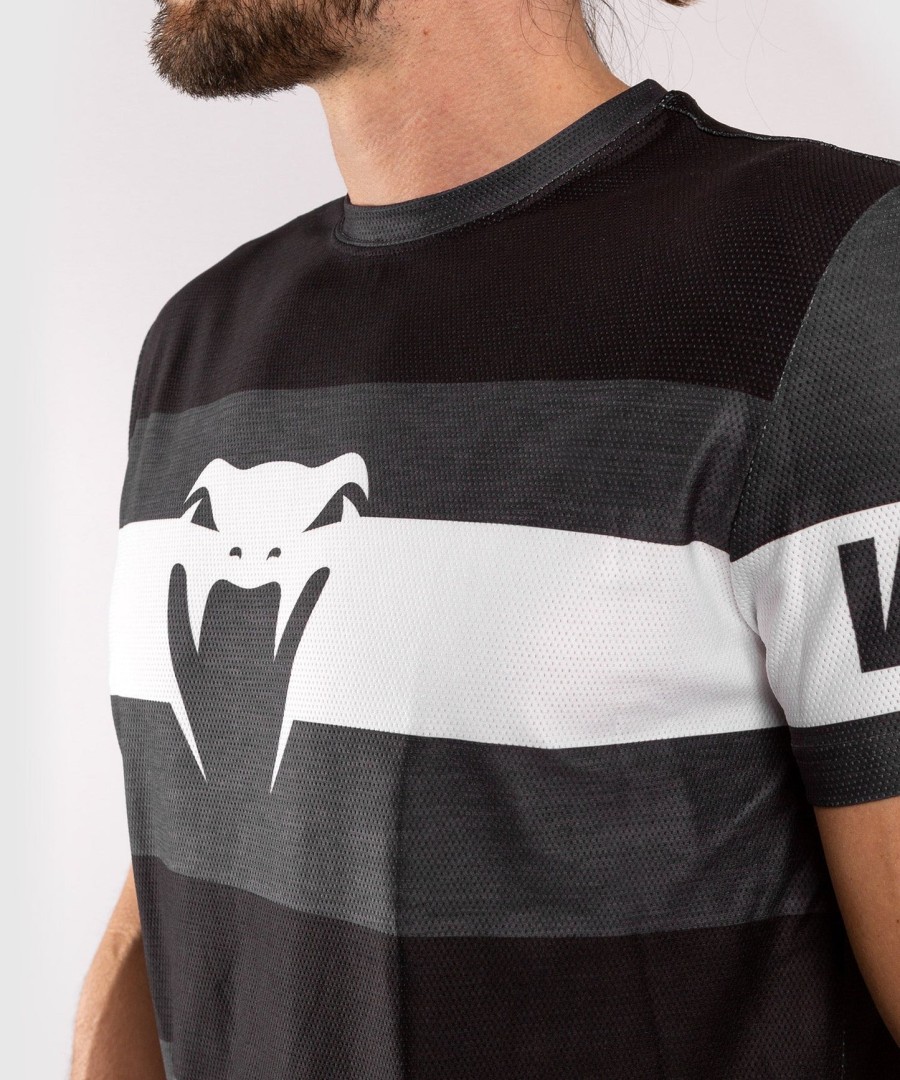 venum bandit dry tech t-paita - mustaharmaa