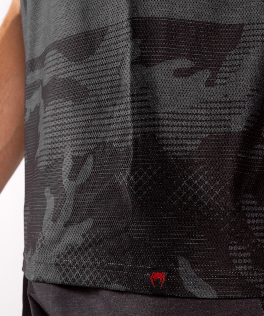 venum bandit dry tech t-paita - mustaharmaa