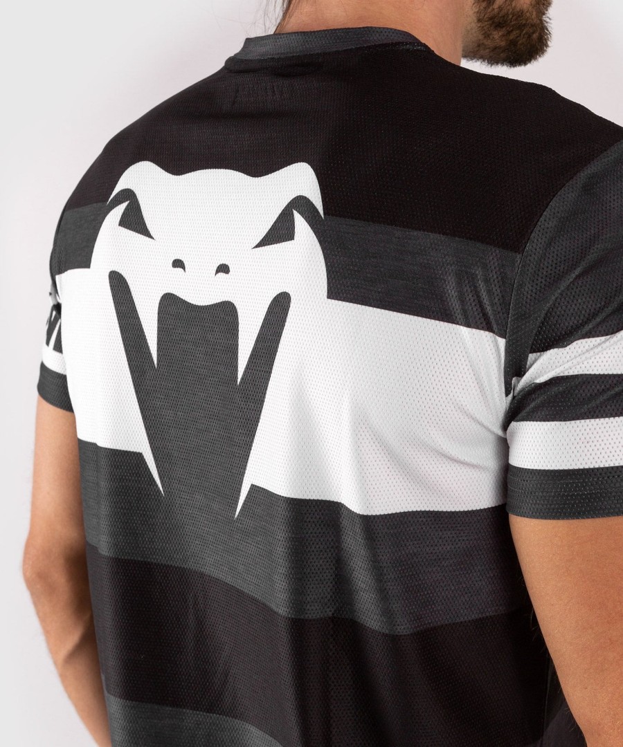venum bandit dry tech t-paita - mustaharmaa