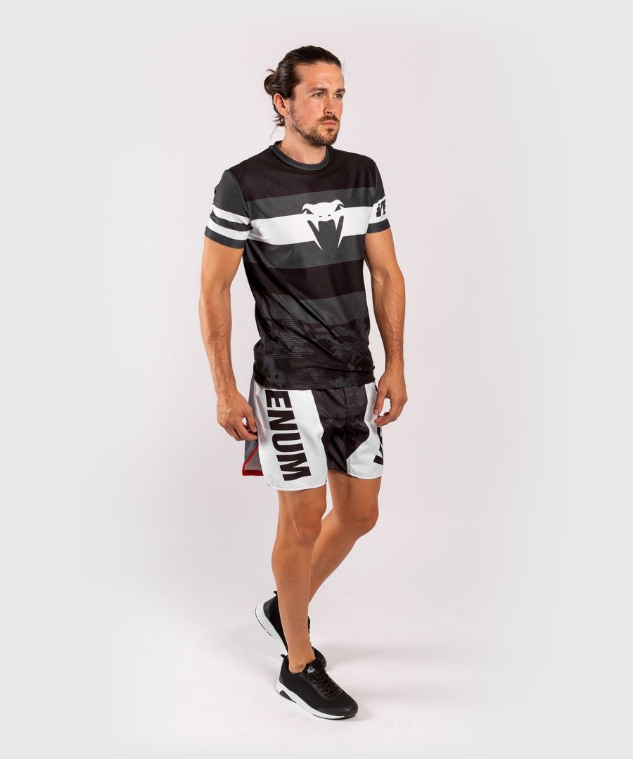 venum bandit dry tech t-paita - mustaharmaa