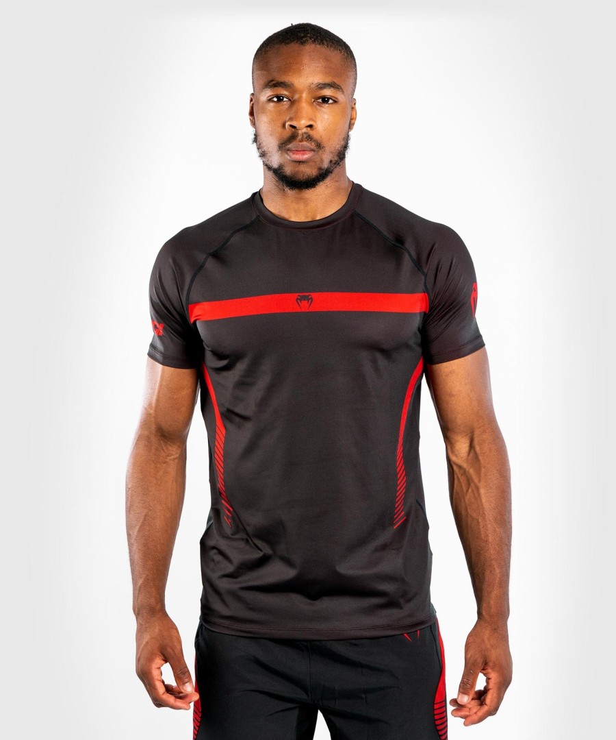 venum nogi 3.0 dry tech t-paita - mustapunainen
