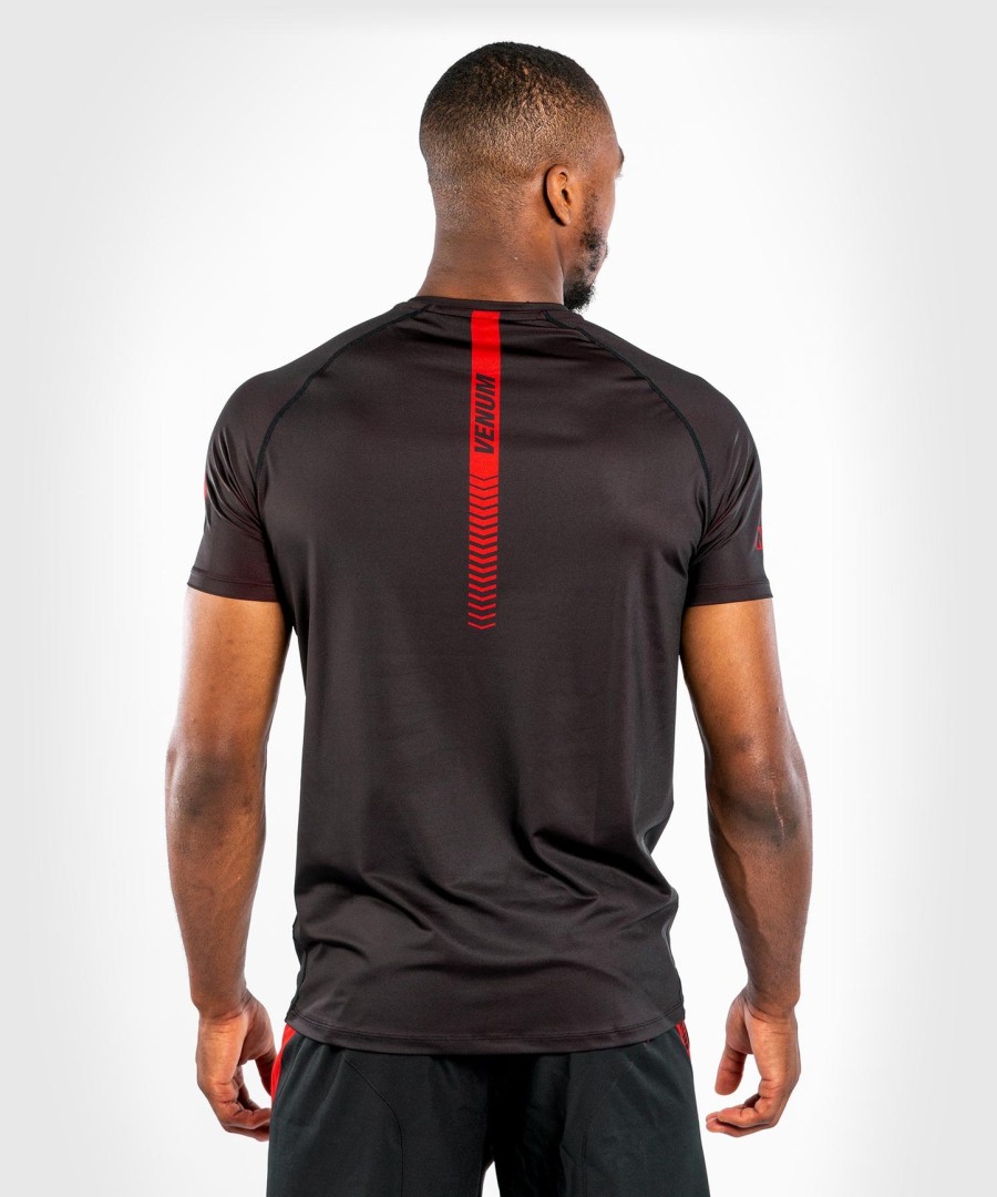 venum nogi 3.0 dry tech t-paita - mustapunainen