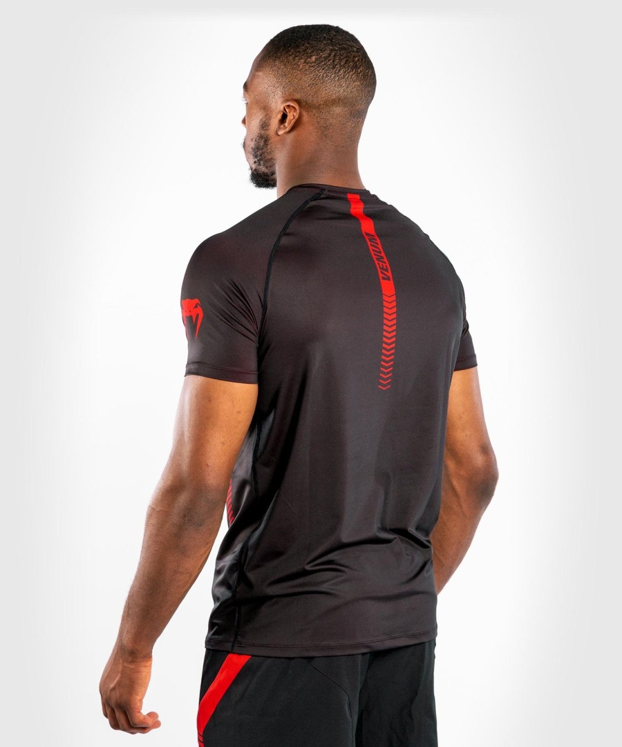 venum nogi 3.0 dry tech t-paita - mustapunainen