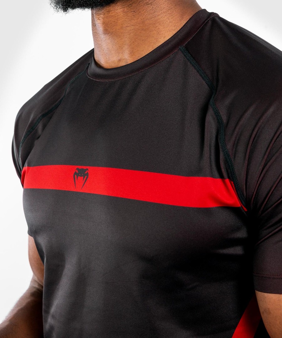 venum nogi 3.0 dry tech t-paita - mustapunainen