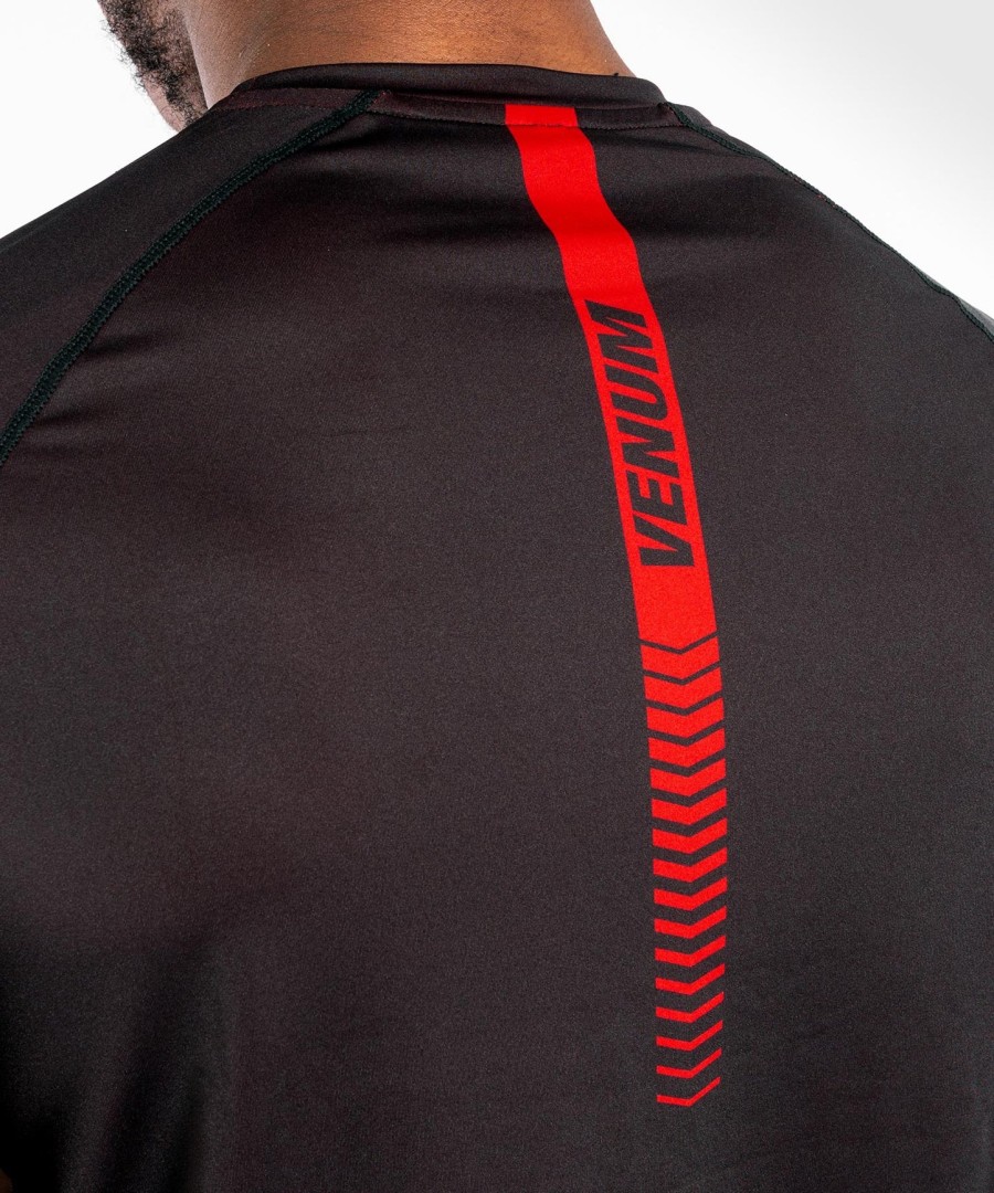 venum nogi 3.0 dry tech t-paita - mustapunainen