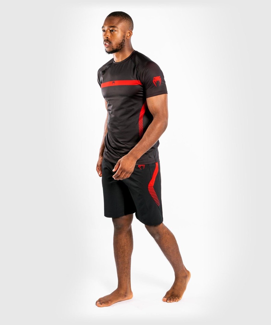 venum nogi 3.0 dry tech t-paita - mustapunainen