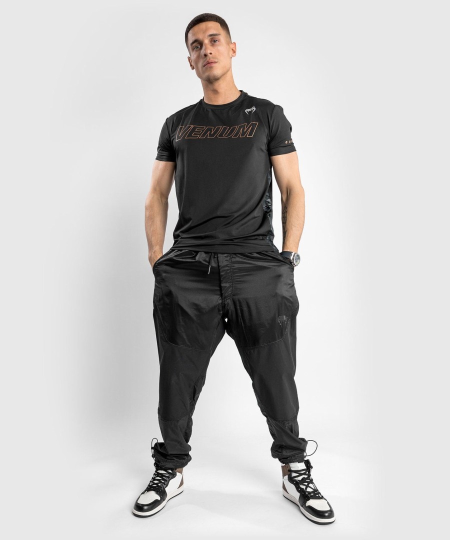 venum classic evo dry tekninen t-paita - mustapronssi