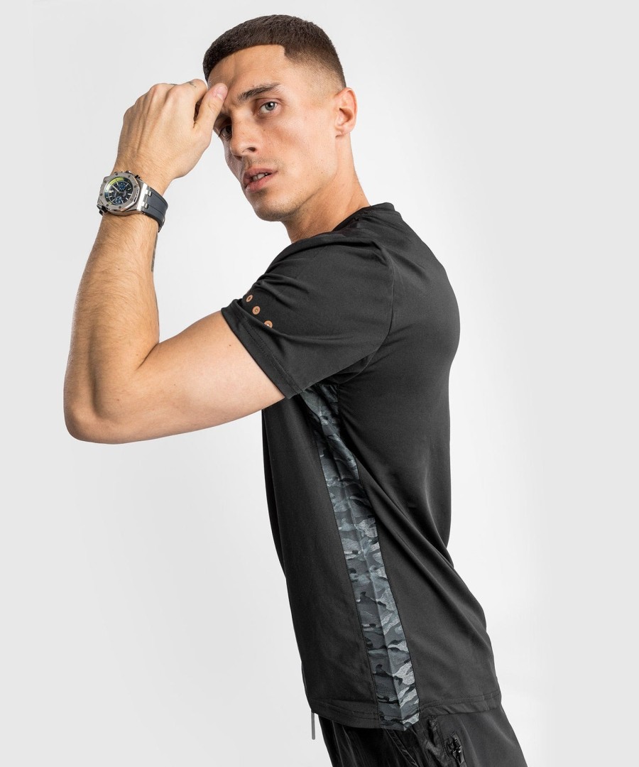 venum classic evo dry tekninen t-paita - mustapronssi