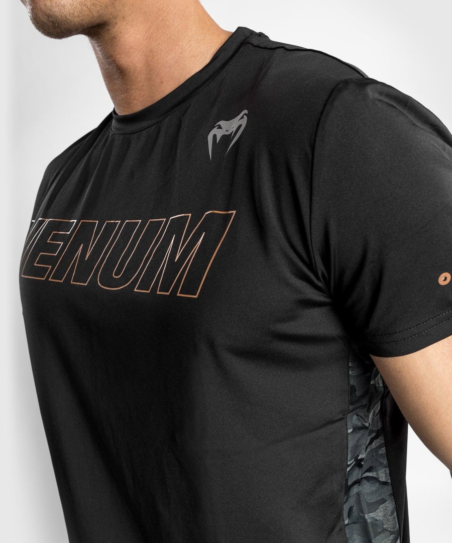 venum classic evo dry tekninen t-paita - mustapronssi