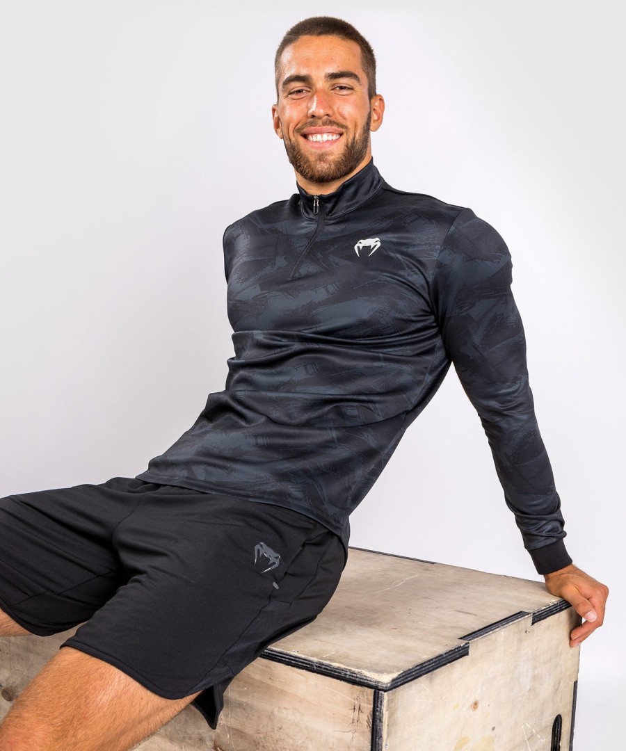 venum electron 3.0 winter dry tech t-paita - pitkähihainen - musta