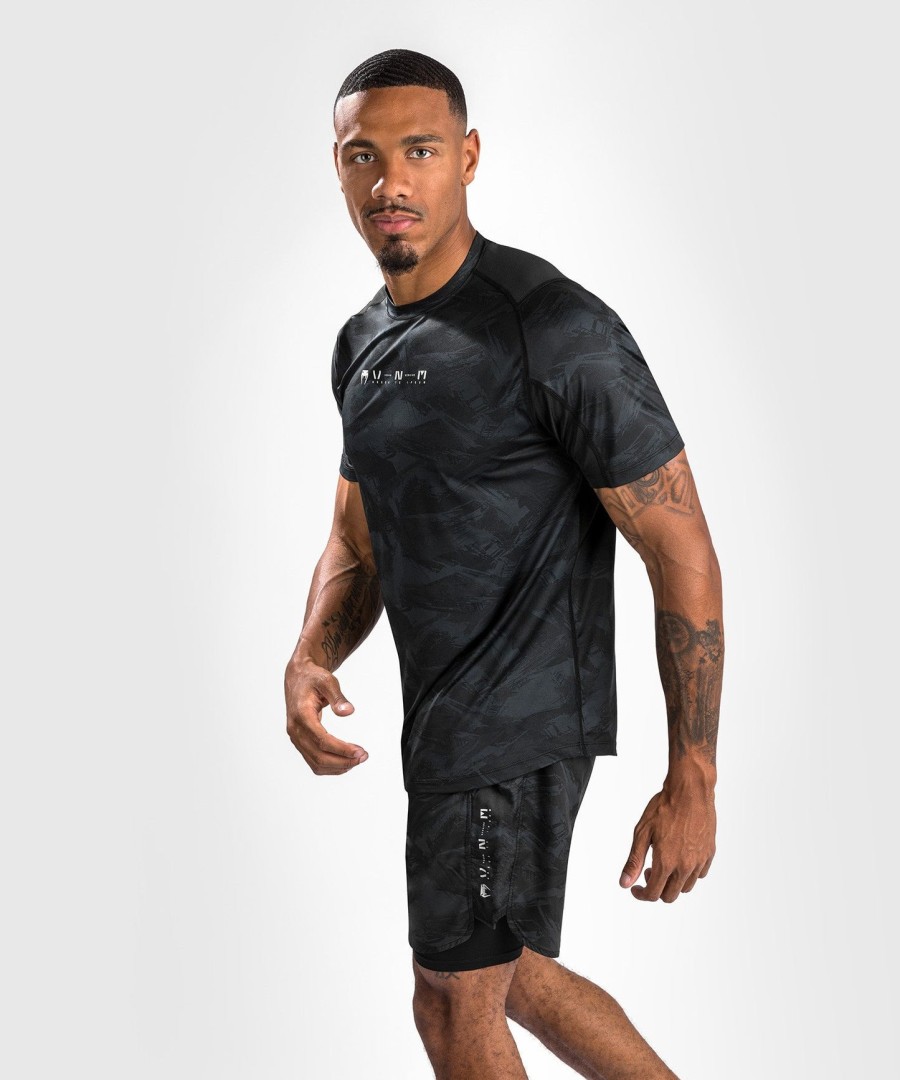 venum electron 3.0 dry tech t-paita - lyhythihainen - musta