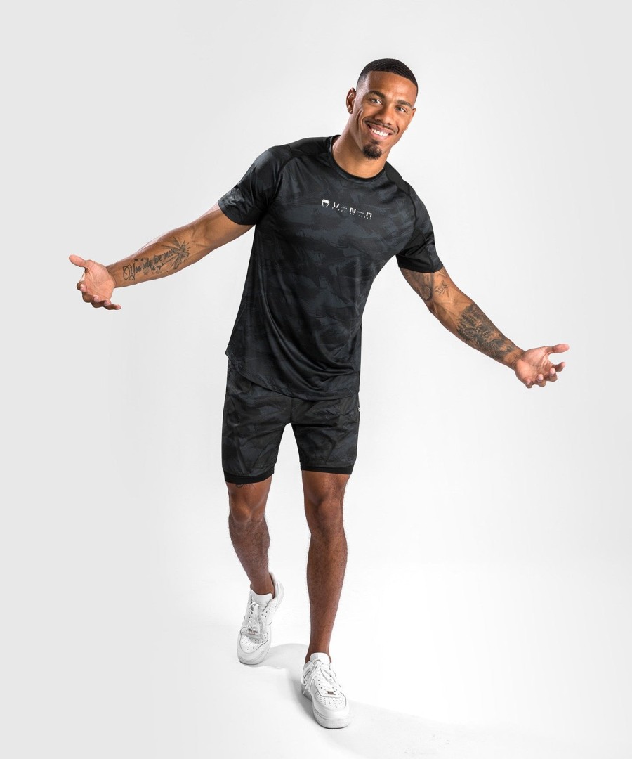 venum electron 3.0 dry tech t-paita - lyhythihainen - musta