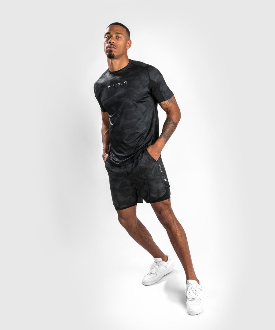 venum electron 3.0 dry tech t-paita - lyhythihainen - musta