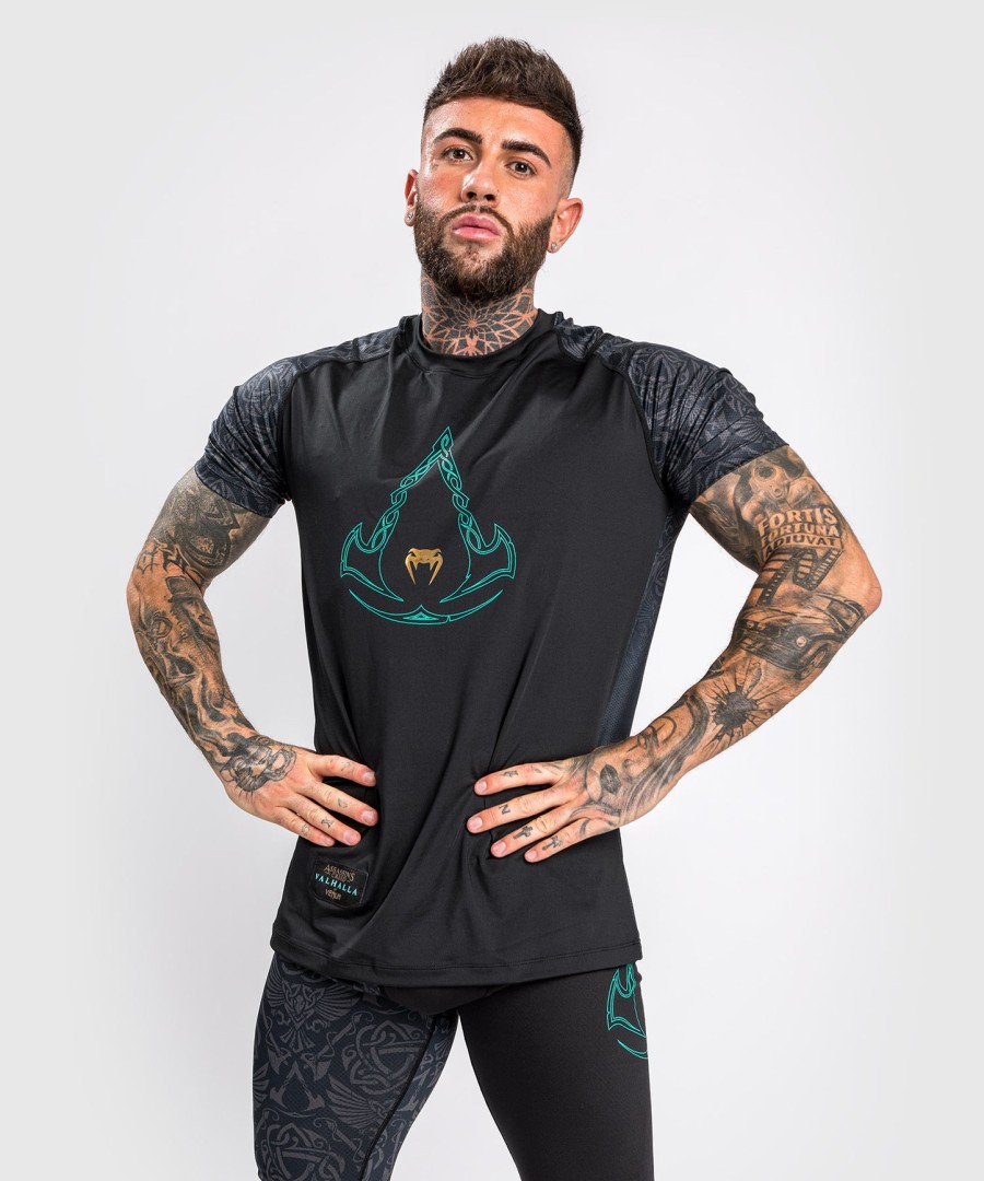 venum assassin creed reloaded dry tekninen t-paita - musta