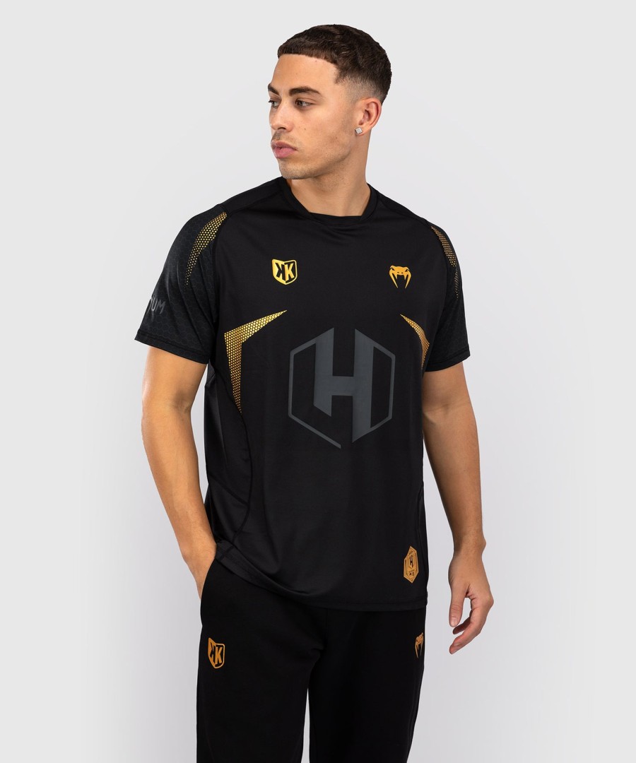 fk x venum hexagone mma t-paita - mustakulta