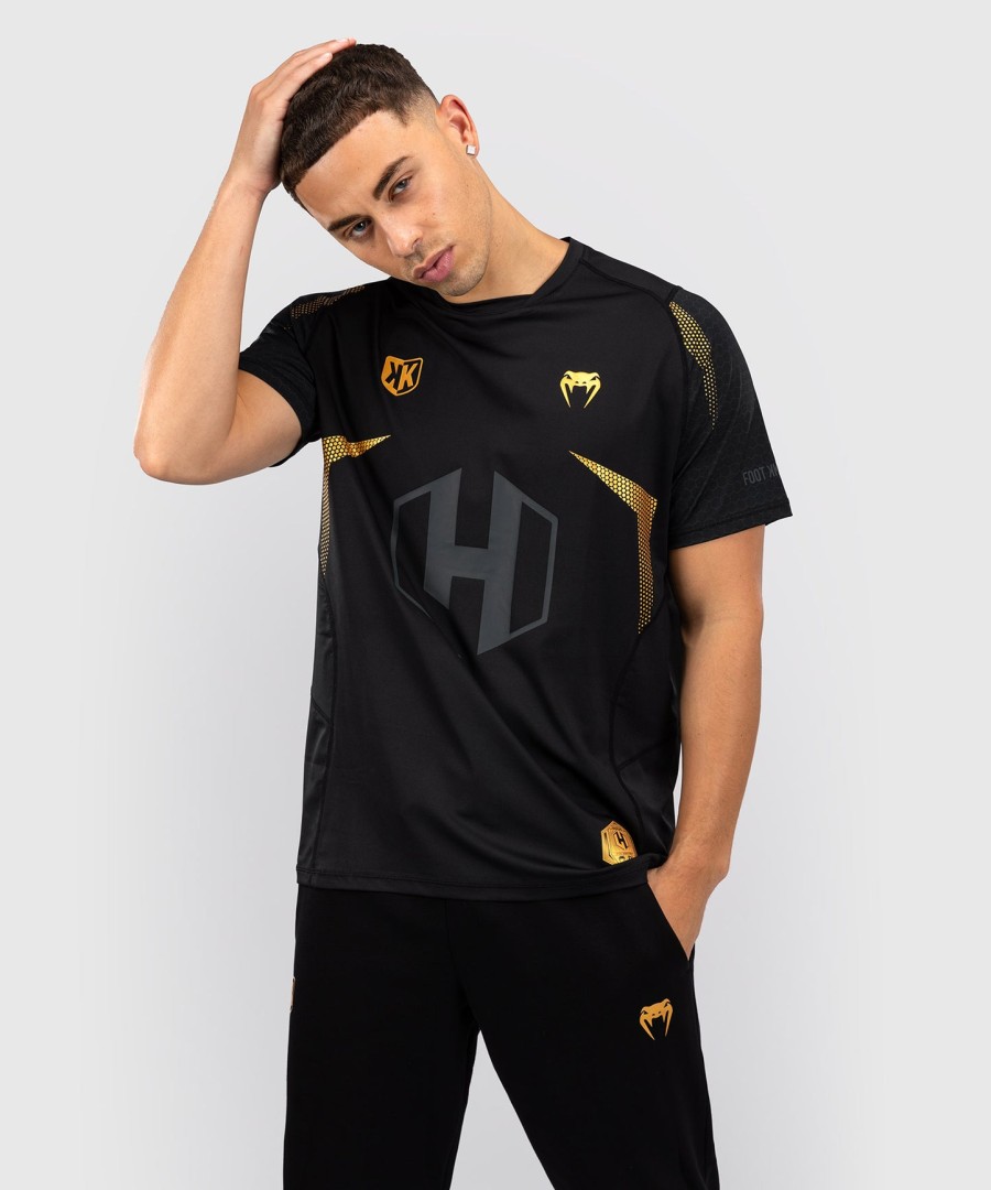 fk x venum hexagone mma t-paita - mustakulta