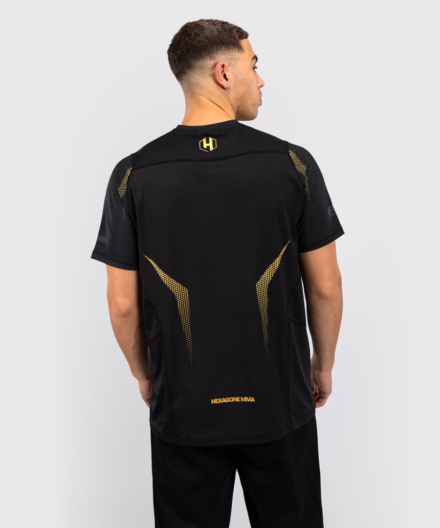 fk x venum hexagone mma t-paita - mustakulta
