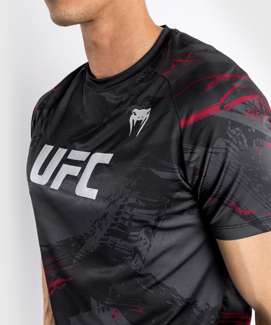 ufc venum authentic fight week 2.0 miesten kuiva tekninen t-paita - musta