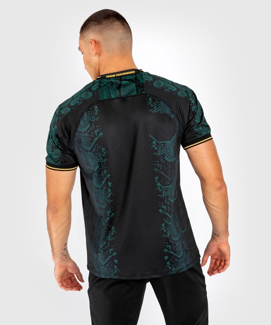 ufc adrenaline by venum authentic fight night miesten pelipaita - emerald edition - vihreämustakulta