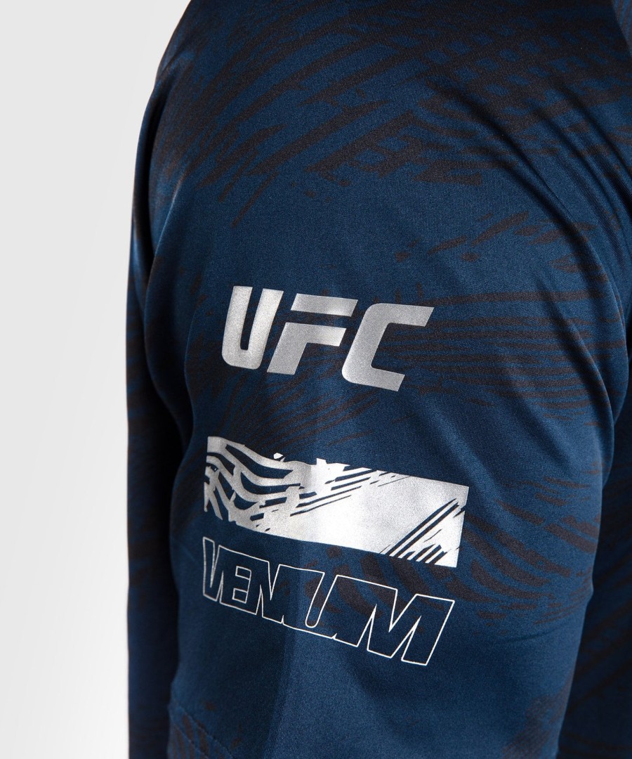 ufc fusion by venum fight week miesten dry-tech t-paita - valtamerensininen