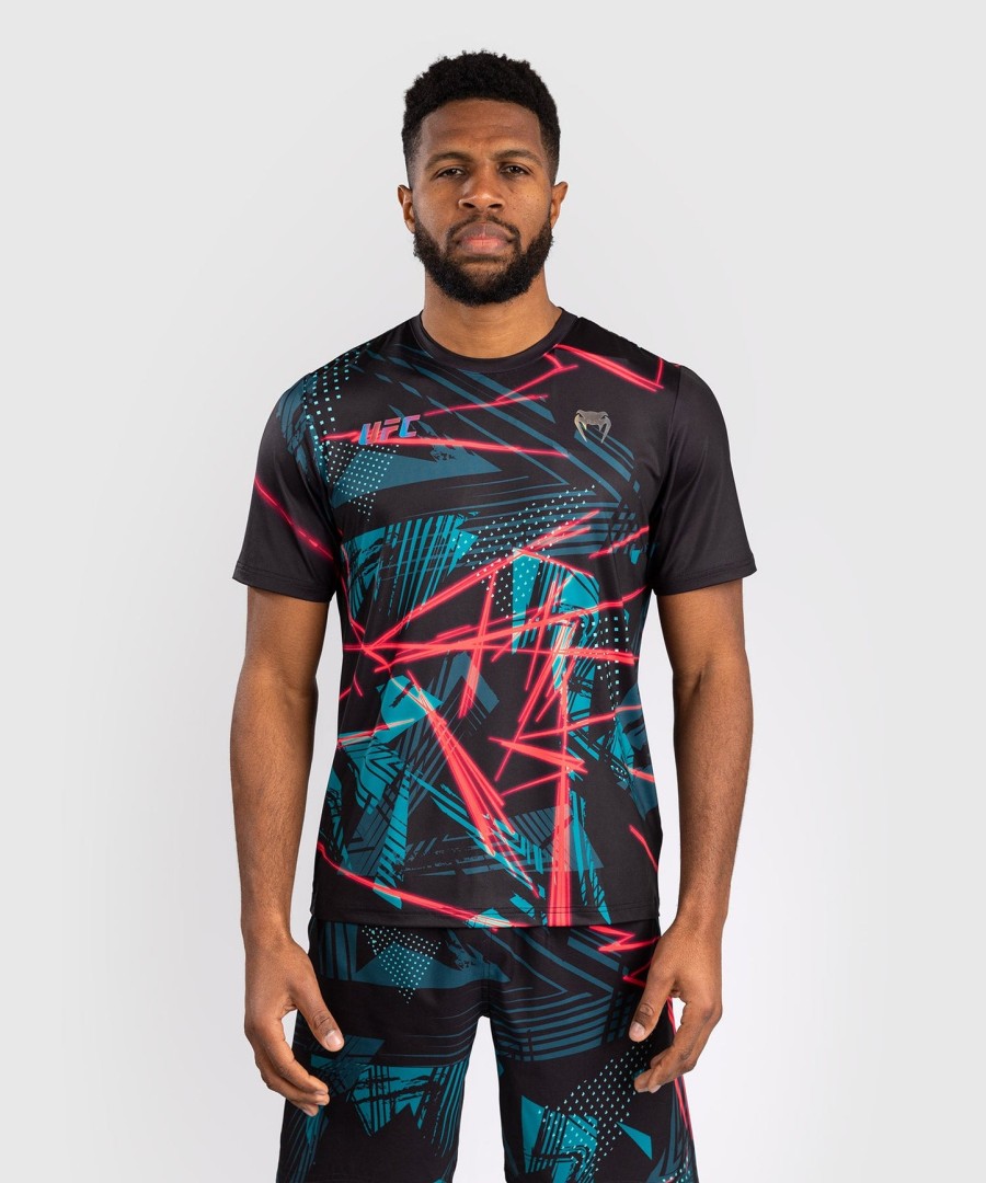 ufc fusion by venum miami edition fight week miesten dry-tech t-paita - musta