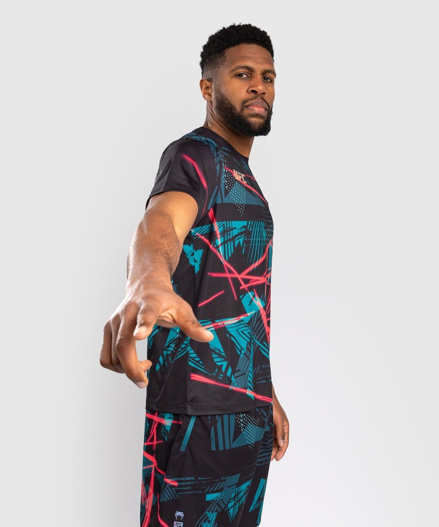 ufc fusion by venum miami edition fight week miesten dry-tech t-paita - musta