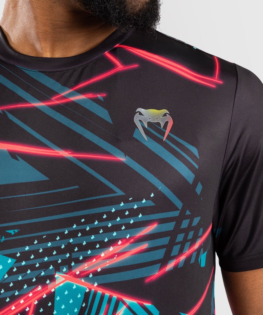 ufc fusion by venum miami edition fight week miesten dry-tech t-paita - musta