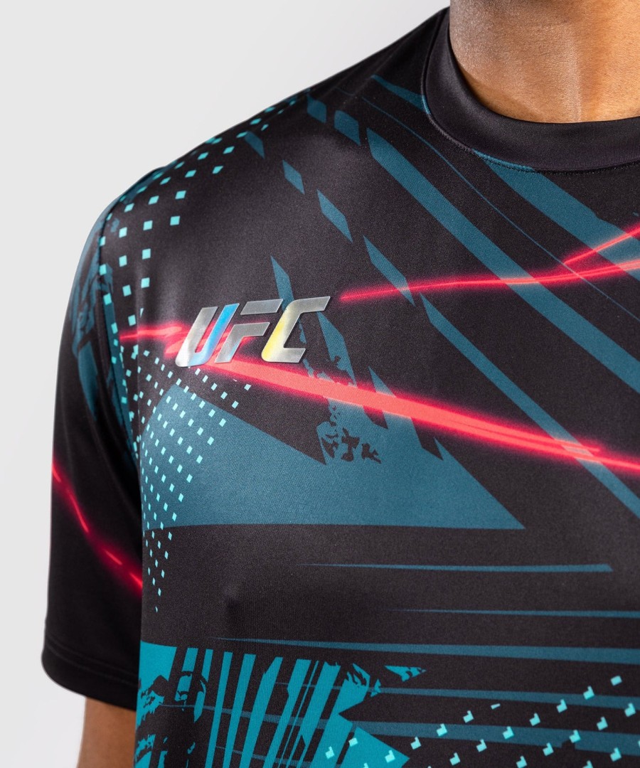ufc fusion by venum miami edition fight week miesten dry-tech t-paita - musta
