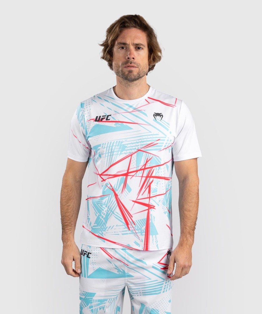 ufc fusion by venum miami edition fight week miesten dry-tech t-paita - valkoinen