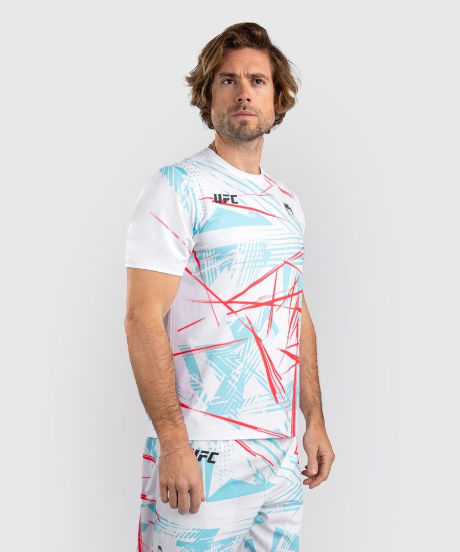 ufc fusion by venum miami edition fight week miesten dry-tech t-paita - valkoinen