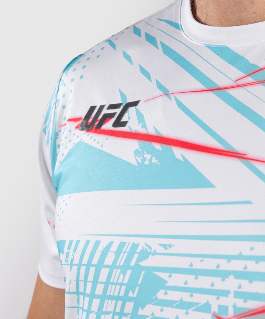 ufc fusion by venum miami edition fight week miesten dry-tech t-paita - valkoinen