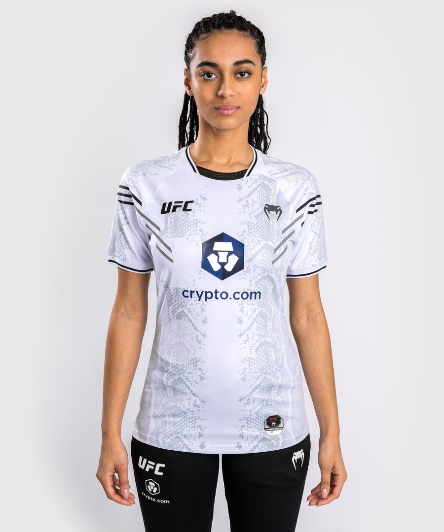 ufc adrenaline by venum authentic fight night naisten ulosmarssipelipaita - valkoinen